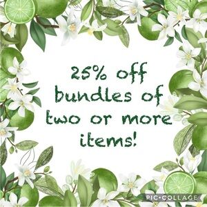 25% off 2 item bundles